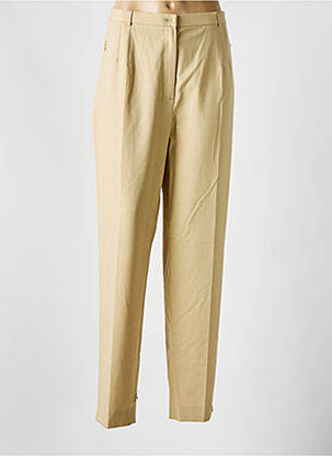 Pantalon drept elasticitate mărime normală bej SAINT HILAIRE femeie