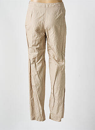 Pantalon drept țesătură poplin mărime normală bej HAMMER femeie