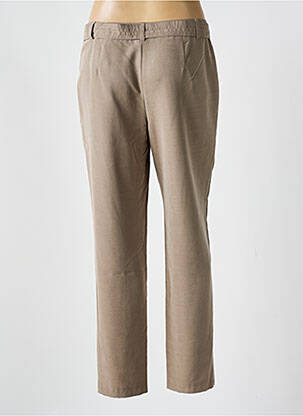 Pantalon slim țesătură poplin mărime normală maro GERRY WEBER femeie