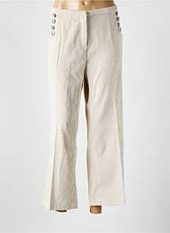 Pantalon drept elasticitate mărime normală bej SIGNE NATURE femeie