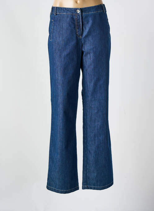 Blugi cu croială dreaptă albastru BLEU DE SYM femeie