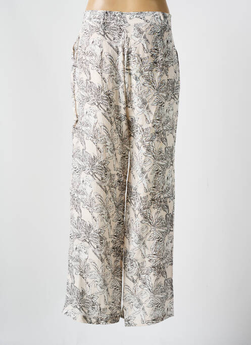 Pantalon larg bej LA FEE MARABOUTEE femeie