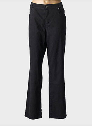 Blugi cu croială dreaptă negru ANNA MONTANA femeie