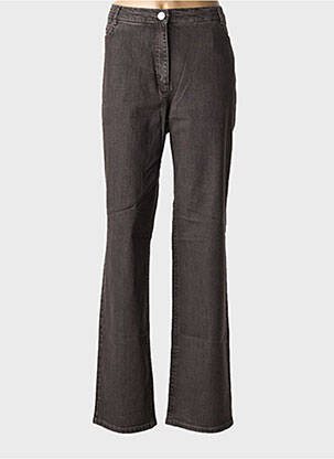 Blugi cu croială slim maro ZAFFIRI femeie