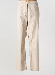 Pantalon slim țesătură poplin mărime normală bej BETTY BARCLAY femme