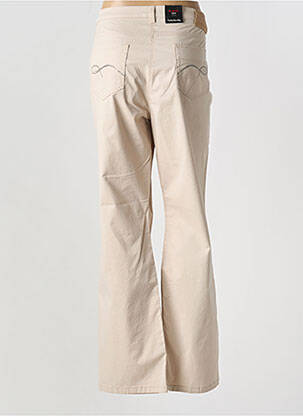 Pantalon slim țesătură poplin mărime normală bej BETTY BARCLAY femeie