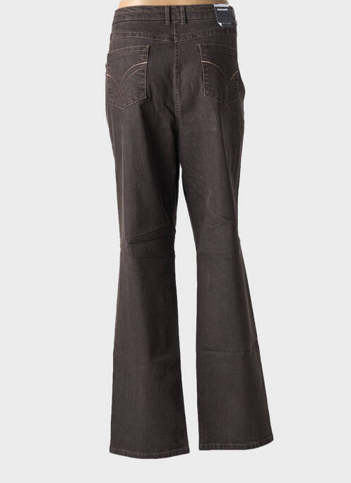 Blugi cu croială slim maro ZAFFIRI femeie