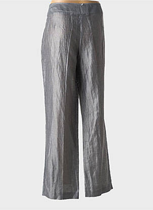 Pantalon drept talie cu cleme mărime normală gri PLAIT-IL ? femeie