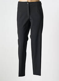 Pantalon slim talie elastică talie înaltă negru ZRS TIMELESS femme
