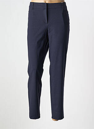 Pantalon slim țesătură poplin mărime normală albastru GERRY WEBER femeie