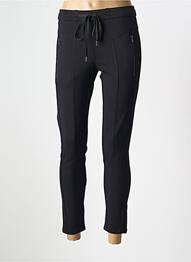 Pantalon 7/8 elasticitate mărime normală negru ZERRES femme