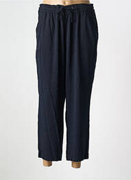 Pantalon 7/8 țesătură poplin mărime normală albastru GERRY WEBER femme