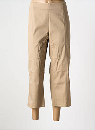 Pantalon trei sferturi bej PERSONA femeie