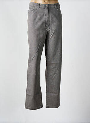 Blugi cu croială slim gri CHRISTINE LAURE femeie