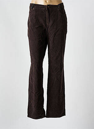 Pantalon drept elasticitate mărime normală maro LIMITED EDITION femeie