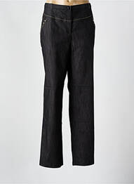 Pantalon drept elasticitate mărime normală negru PAUPORTÉ femme