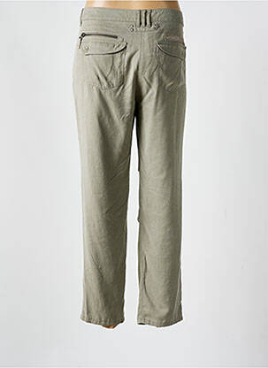 Pantalon drept țesătură poplin mărime normală verde BETTY BARCLAY femeie