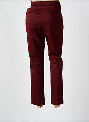 Pantalon 7/8 talie cu cleme talie joasă roșu TAIFUN femeie