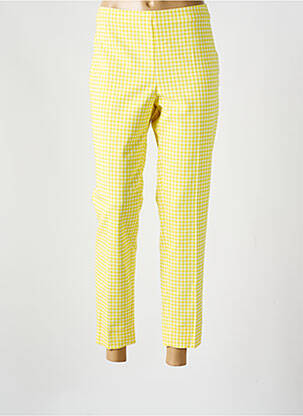 Jegging țesătură poplin galben ATELIER GARDEUR femeie