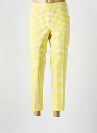 Jegging țesătură poplin galben ATELIER GARDEUR femme