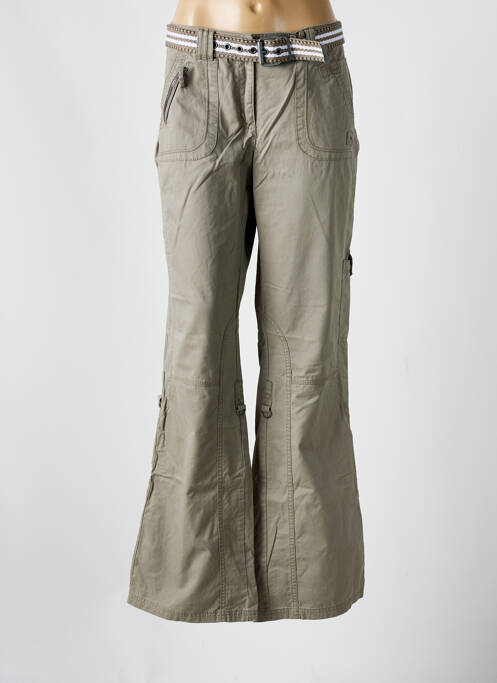 Pantalon evazat bej CECIL femeie