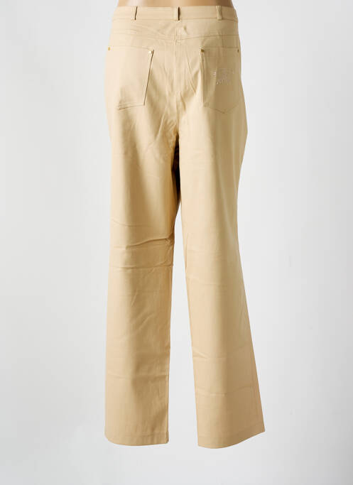 Blugi cu croială slim bej BASLER femeie