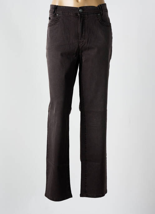 Blugi cu croială slim maro ANNA MONTANA femeie