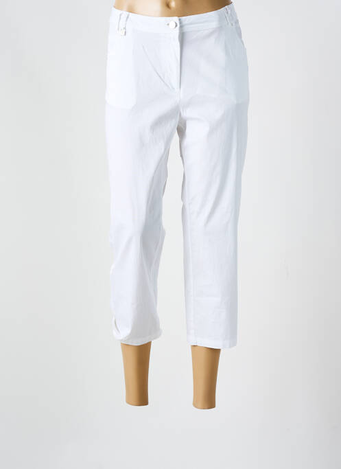 Pantalon trei sferturi alb AGATHE & LOUISE femeie