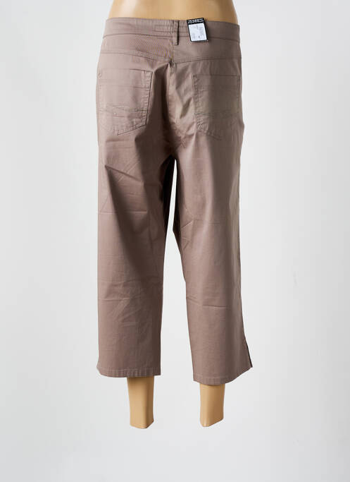 Pantalon trei sferturi maro ZERRES femeie