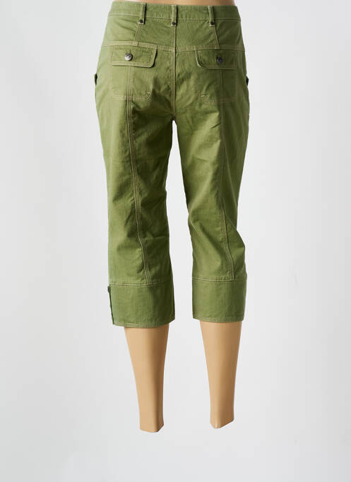 Pantalon trei sferturi verde BRUNO SAINT HILAIRE femeie