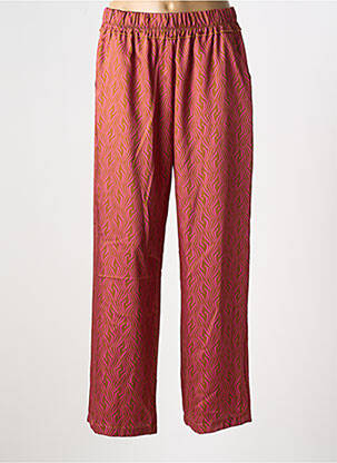 Pantalon drept talie elastică portocaliu MARELLA femeie