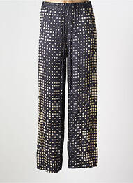 Pantalon drept talie elastică mărime normală albastru BELLA JONES femme