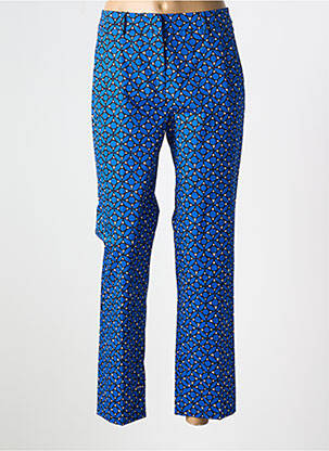 Pantalon chino țesătură poplin mărime normală albastru MAX MARA femeie