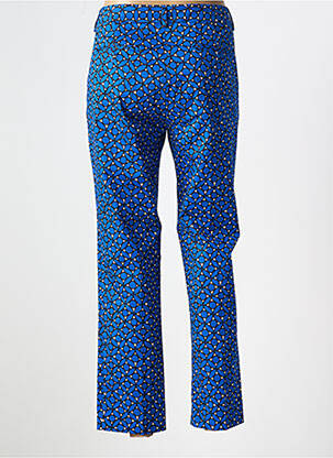 Pantalon chino țesătură poplin mărime normală albastru MAX MARA femeie
