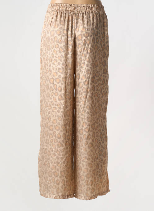 Pantalon larg bej CC FASHION femeie