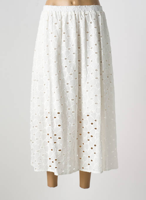 Fustă lungă alb JANE WOOD femeie
