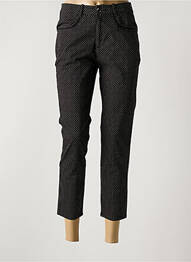 Pantalon 7/8 elasticitate mărime normală negru I.QUING femme