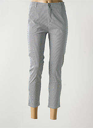 Pantalon 7/8 elasticitate mărime normală albastru I.QUING femeie