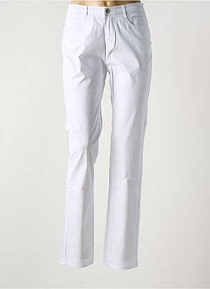 Pantalon slim alb I.QUING femeie