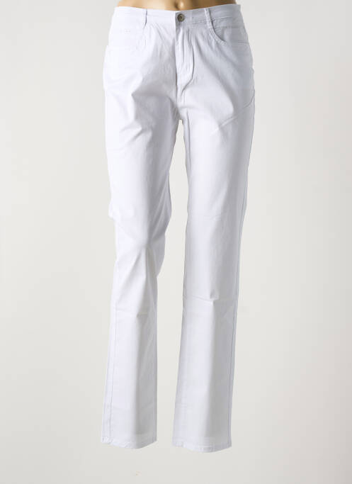 Pantalon slim alb I.QUING femeie