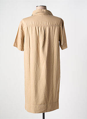 Rochie scurtă mâneci scurte mâneci scurte maro GERARD DAREL femeie