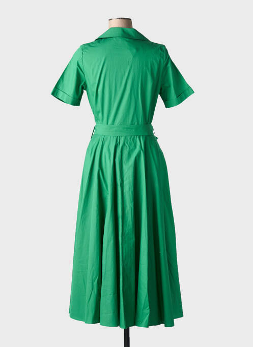 Rochie midi verde COTTONADE femeie