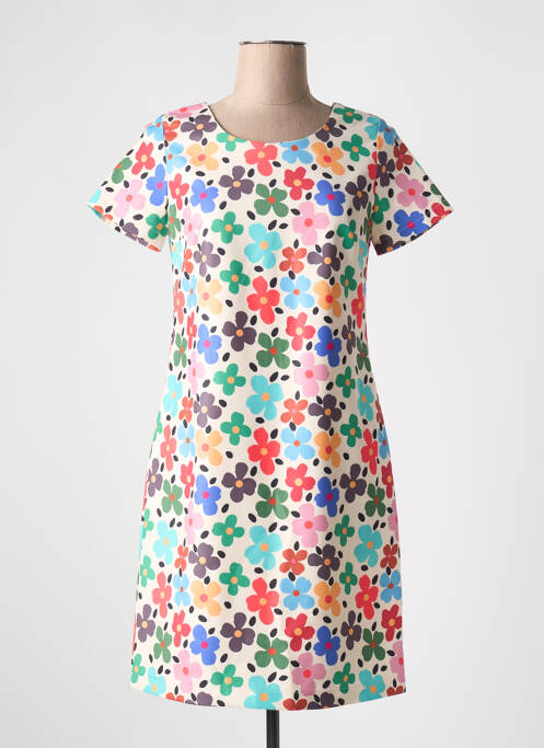 Rochie scurtă bej HIPPOCAMPE femeie