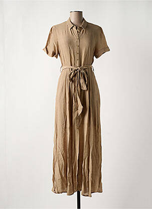 Rochie lungă maro GOA femeie