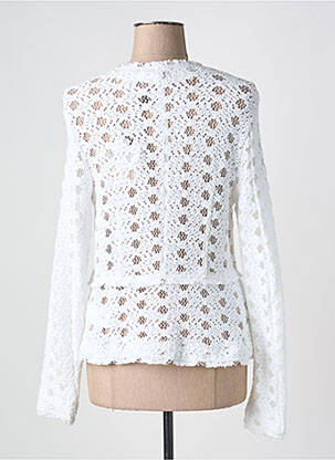 Jachete casual guler rotund alb MARELLA femeie