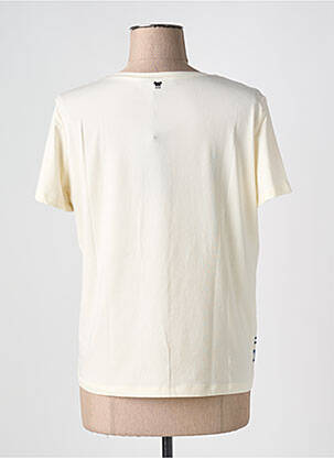 Tricou croială dreaptă mâneci scurte bej MAX MARA femeie