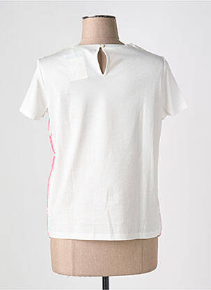 Tricou croială dreaptă mâneci scurte roz MAX MARA femeie