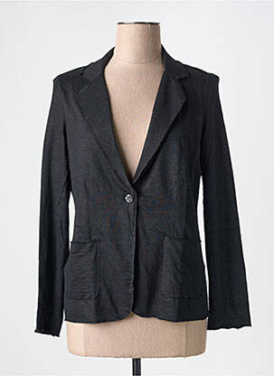 Sacou buzunare negru MAJESTIC FILATURES femeie