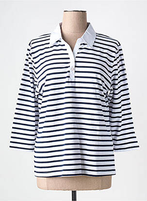 Polo alb SOIE POUR SOI femeie