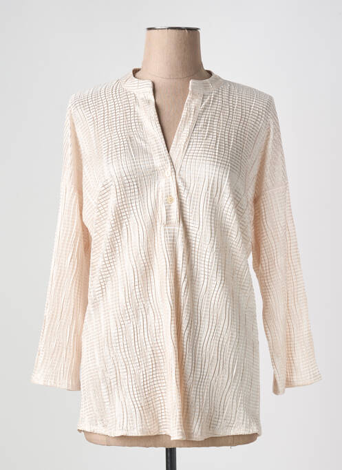 Tunică mâneci lungi bej JANIS & JOHN femeie